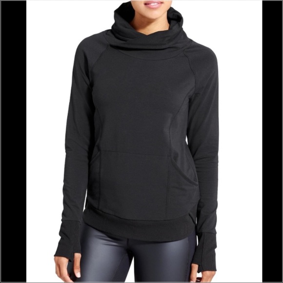 Athleta Tops - Athleta Black Track Pullover